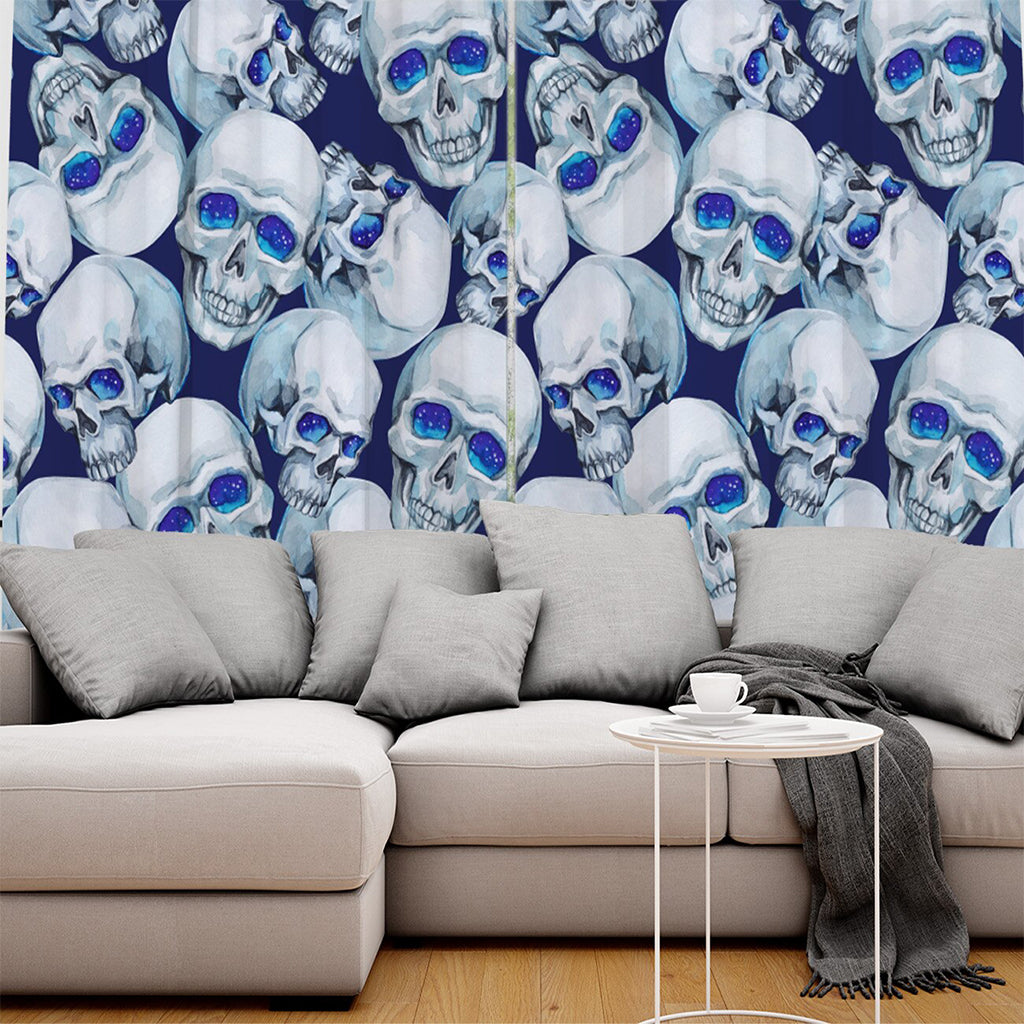 Gardiner Med Blåögda Dödskallar