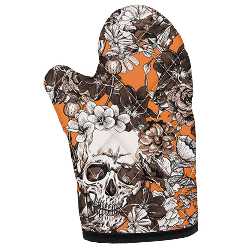 Blommig Dödskalle Grytvante