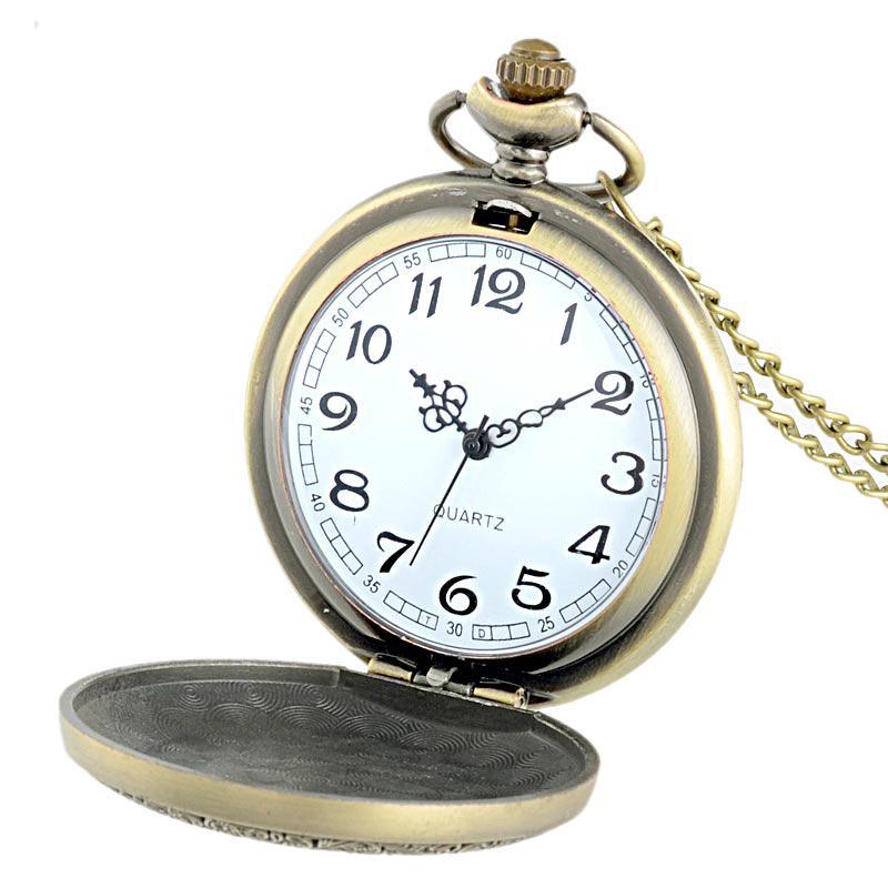 Dödskalle Fickur Med Lock