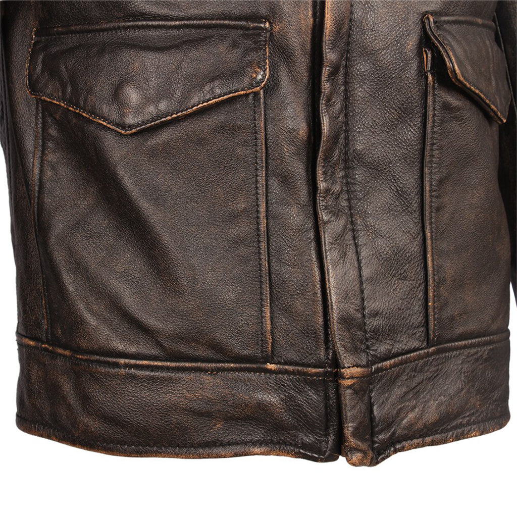 Brun Jacka Med Dödskalle