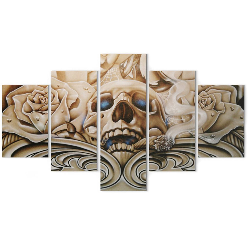 Stor Dödskalle Tavla