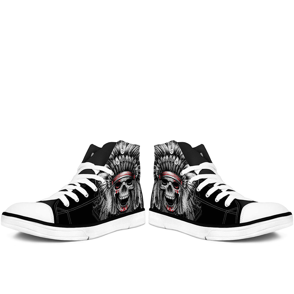 Converse Skor Dödskalle