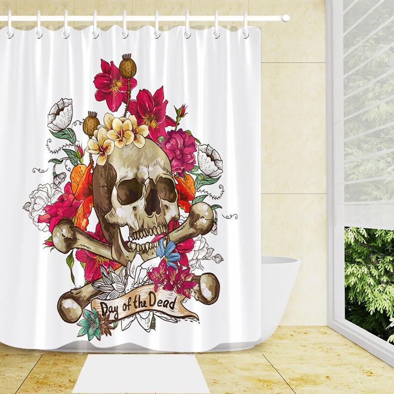 Day Of The Dead Duschdraperi