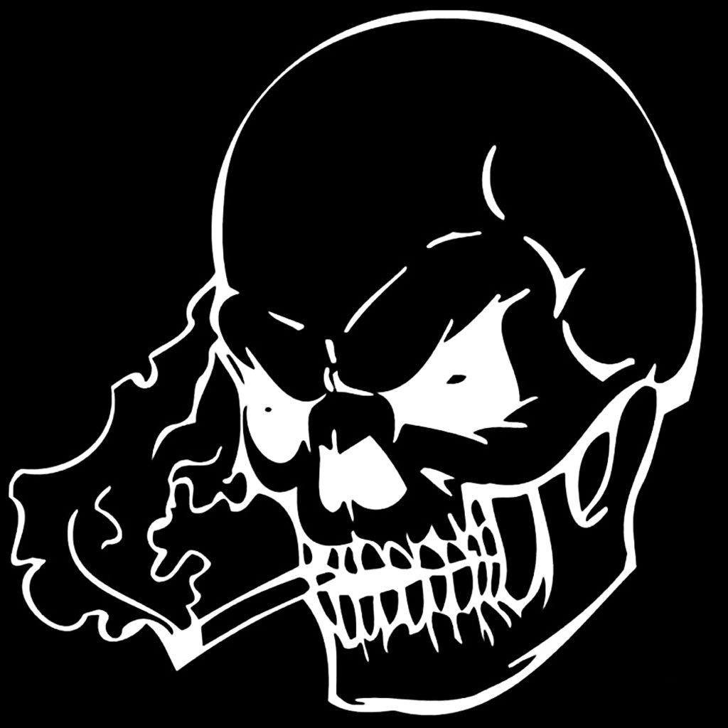 Sticker Cigarett Dödskalle