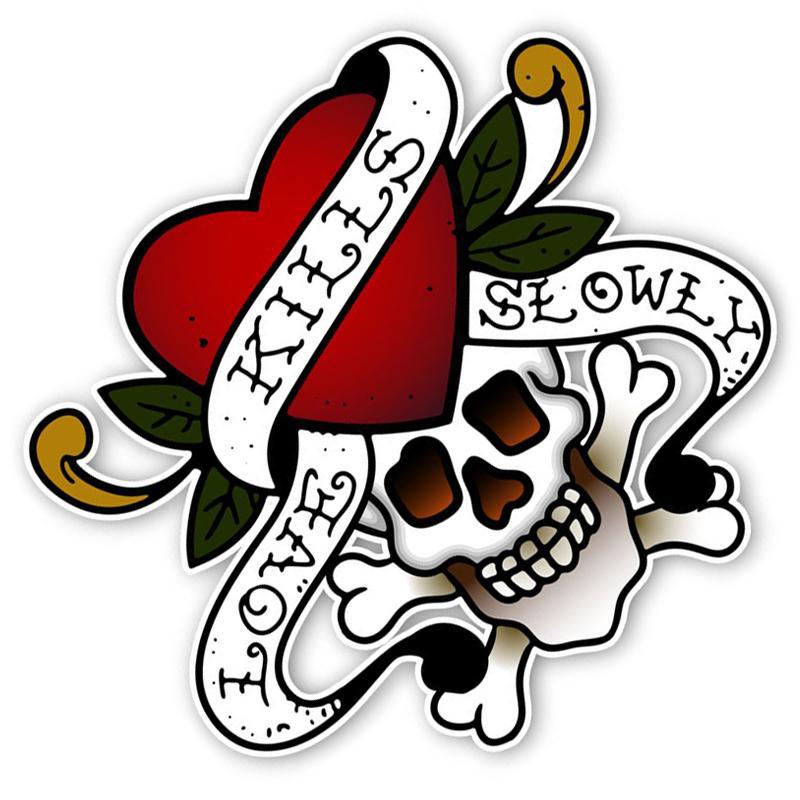 Sticker Love Kills Slowly