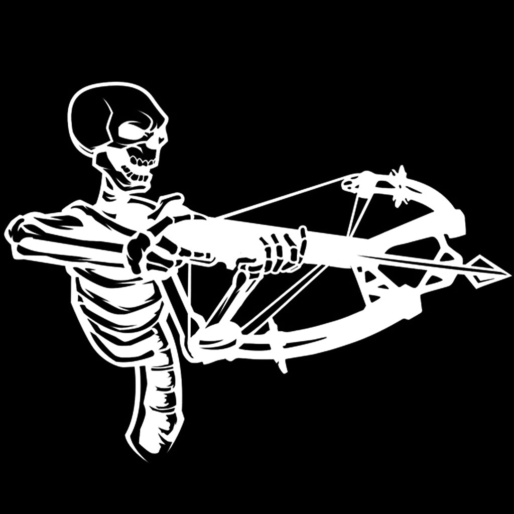 Dekal Skelett Armborst