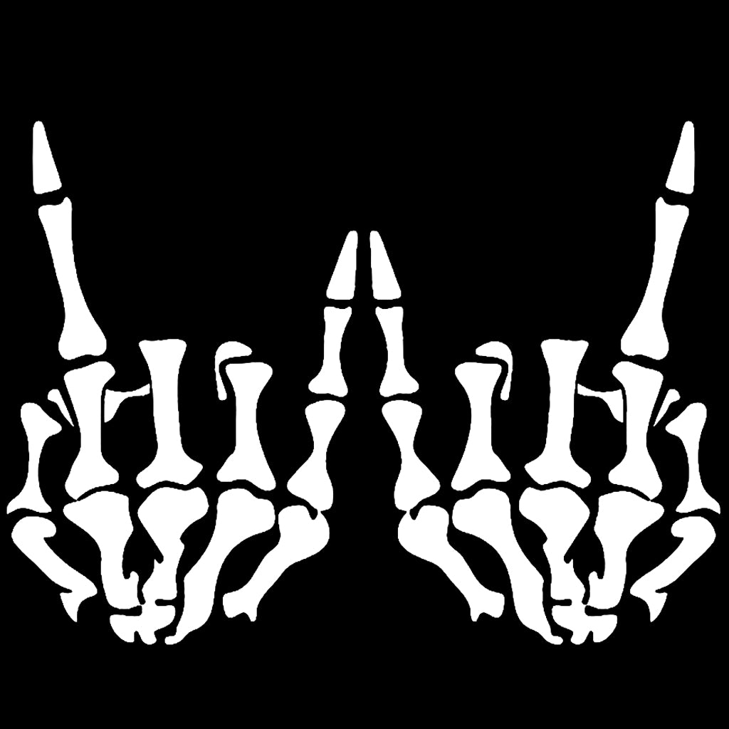 Sticker Skelett Händer