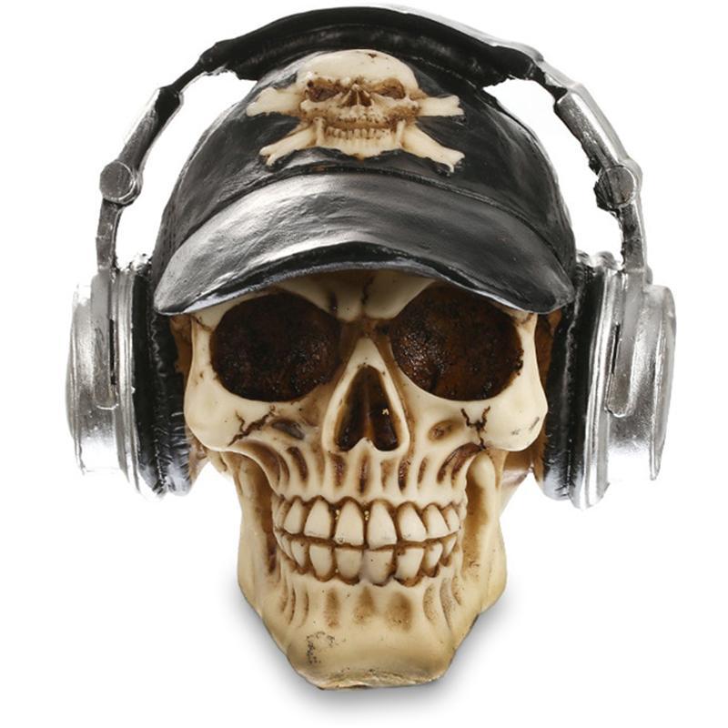 Dödskalle Dekoration Hörlurar