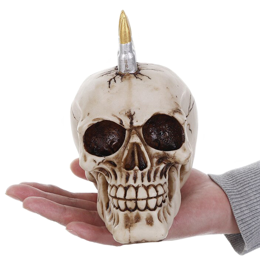 Dödskalle Prydnad Tuppkam