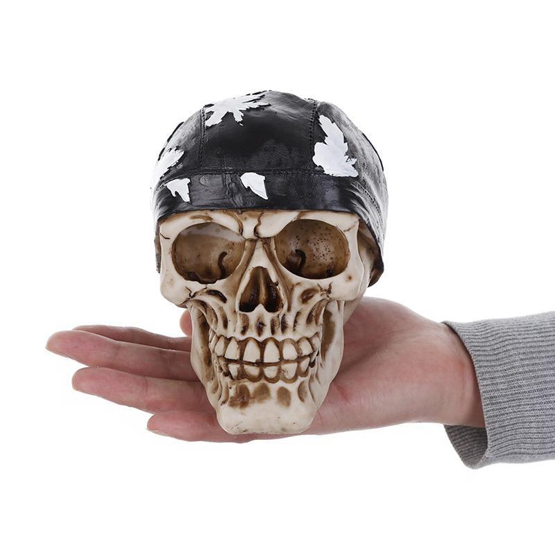 Dekoration Biker Kranium