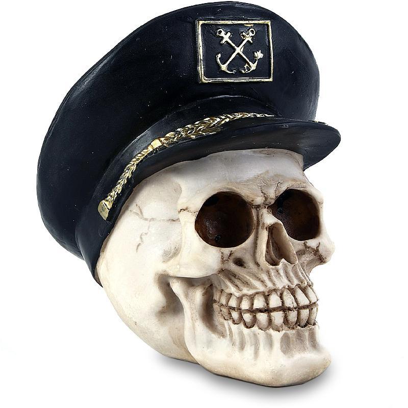 Dekorativ Dödskalle Marinofficer
