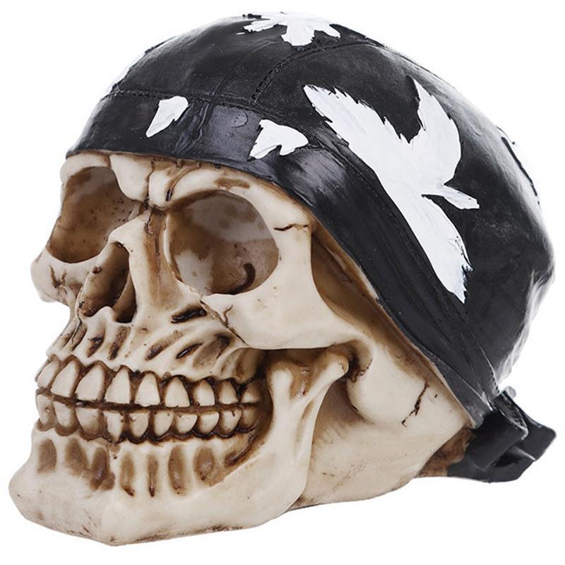Dekorativ Biker Dödskalle