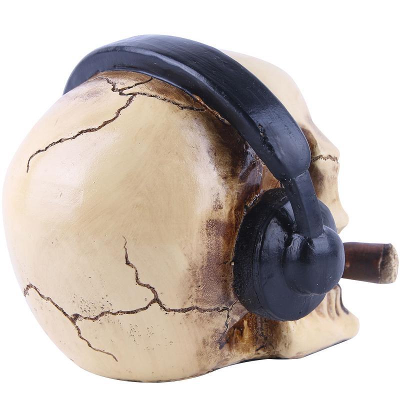 Dödskalle Dekoration Hörlurar