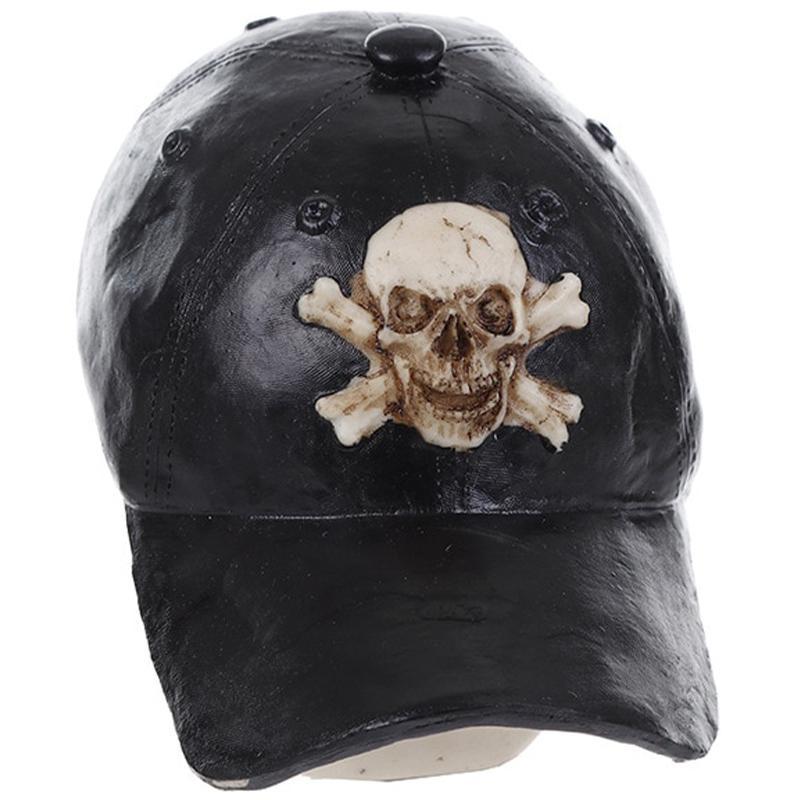 Dödskalle Staty Keps