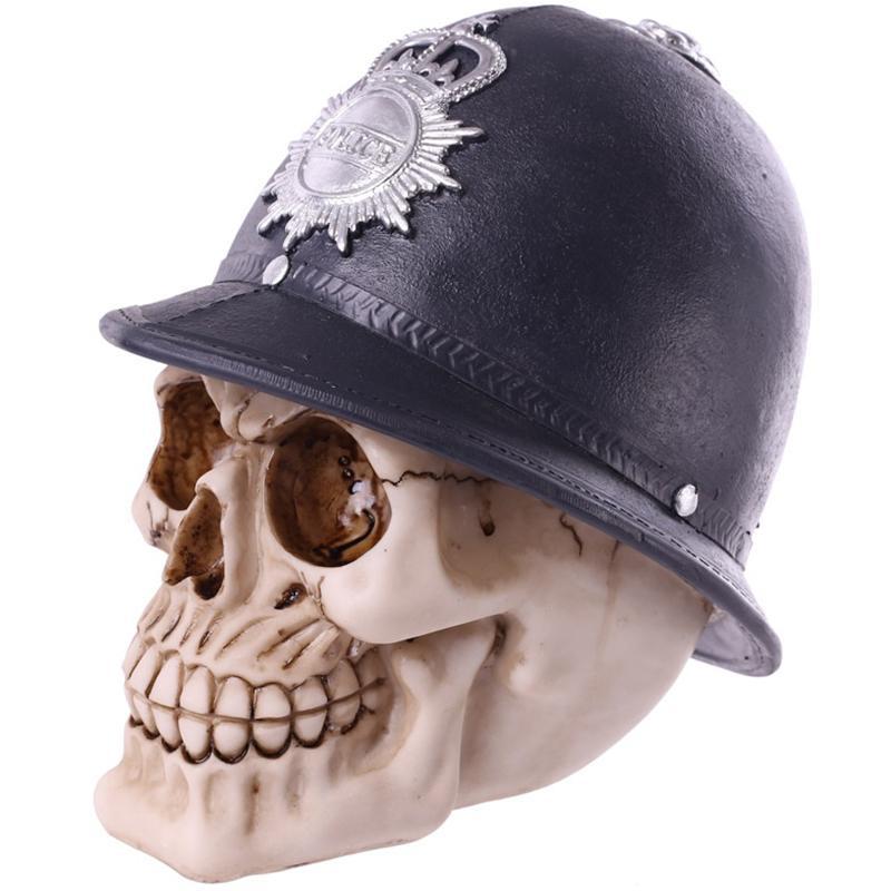 Dekoration Dödskalle Brittisk Polis