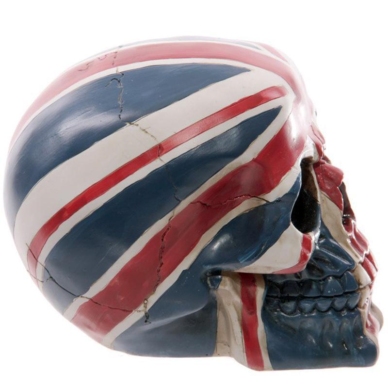Skull Decoration UK Flag
