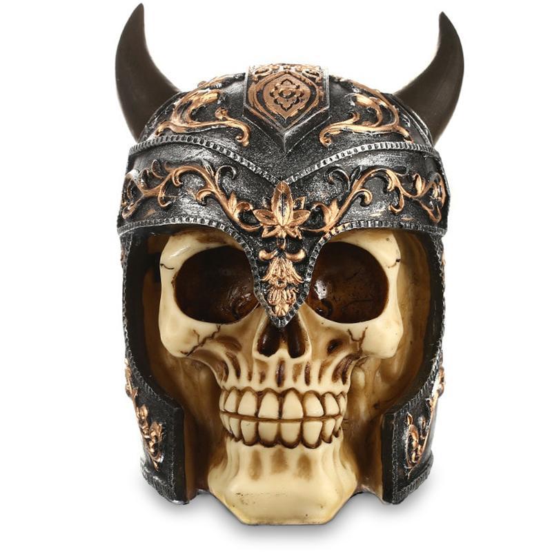 Dekorativ Dödskalle Viking