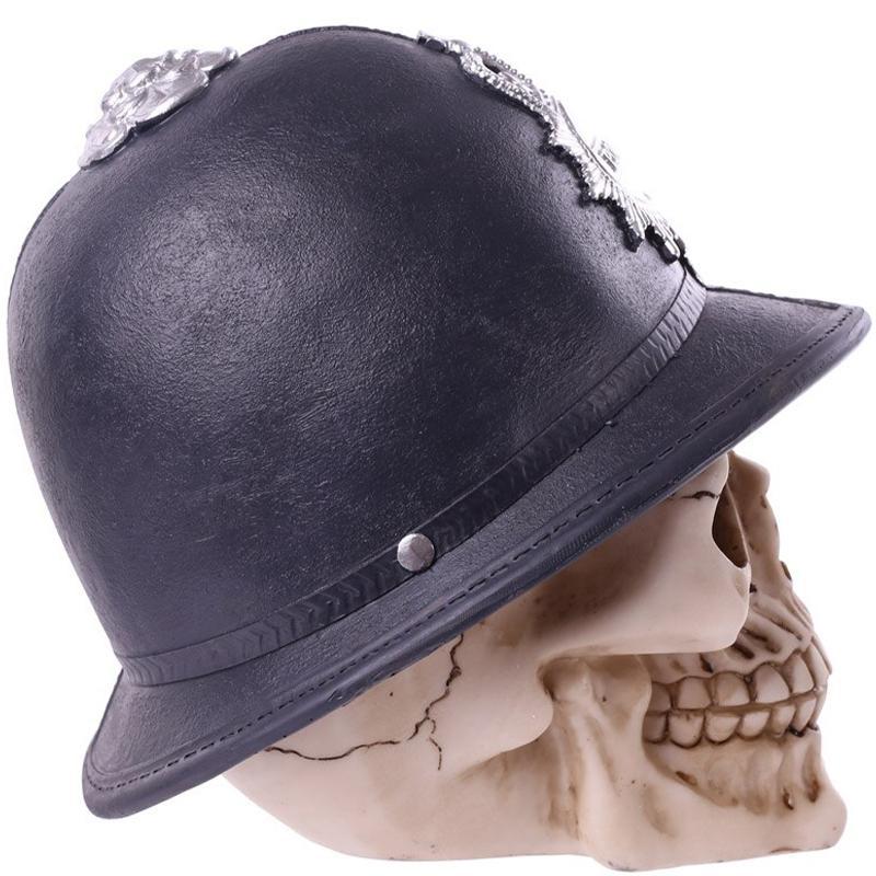 Dödskalle Prydnad Polis