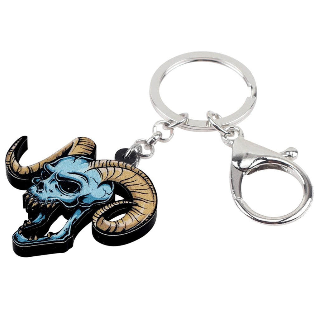 Demon Dödskalle Nyckelring