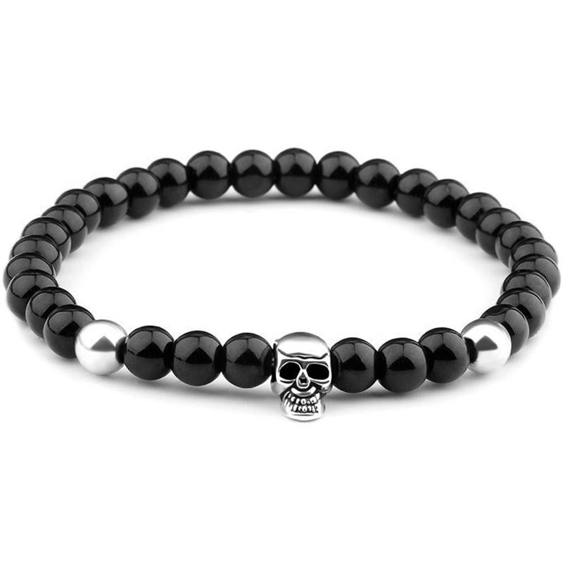 Minimalistiskt Dödskalle Armband