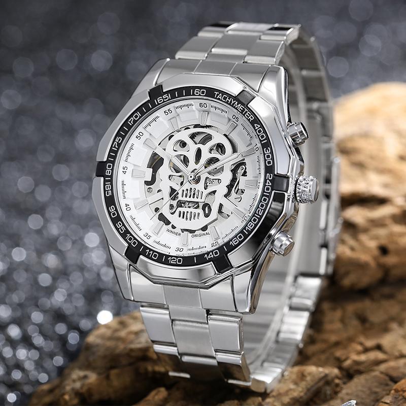 Klocka Skelett-Urtavla Herr