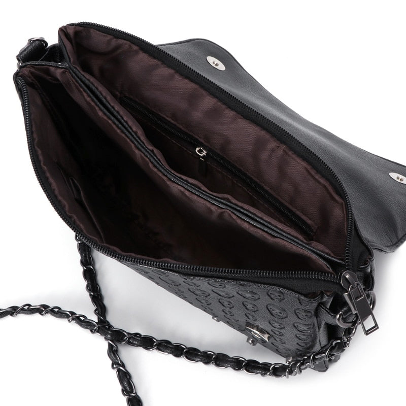 Dödskalle Väska Insida