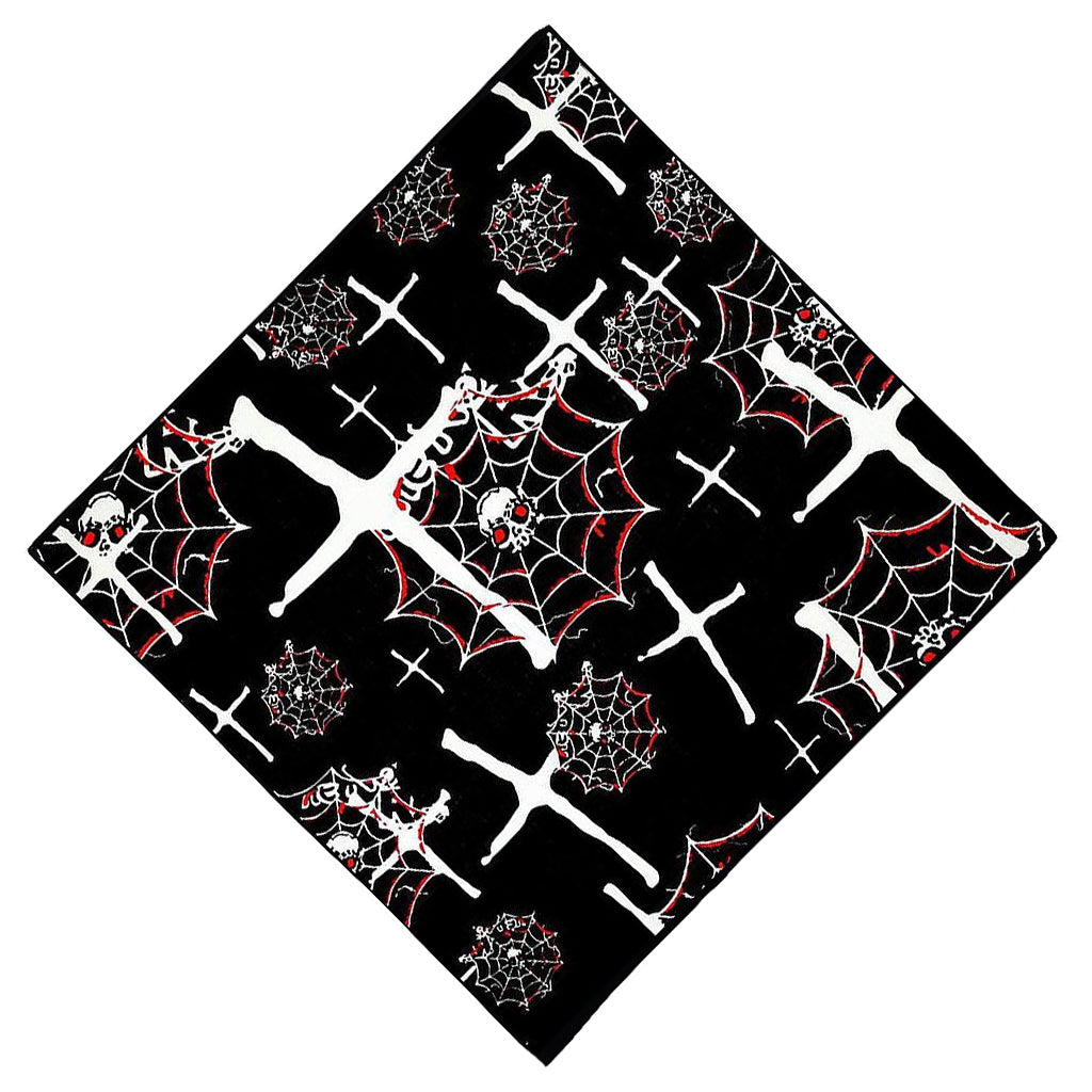 Bandana Med Spindelnät