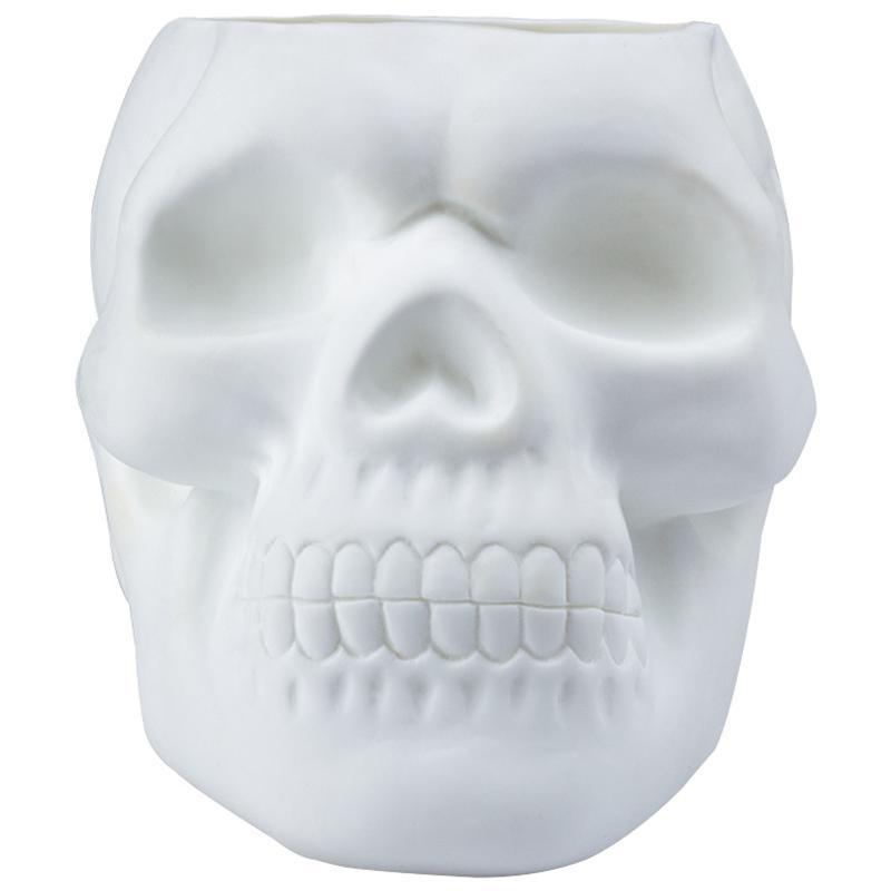 Vit Dödskalle Blomvas