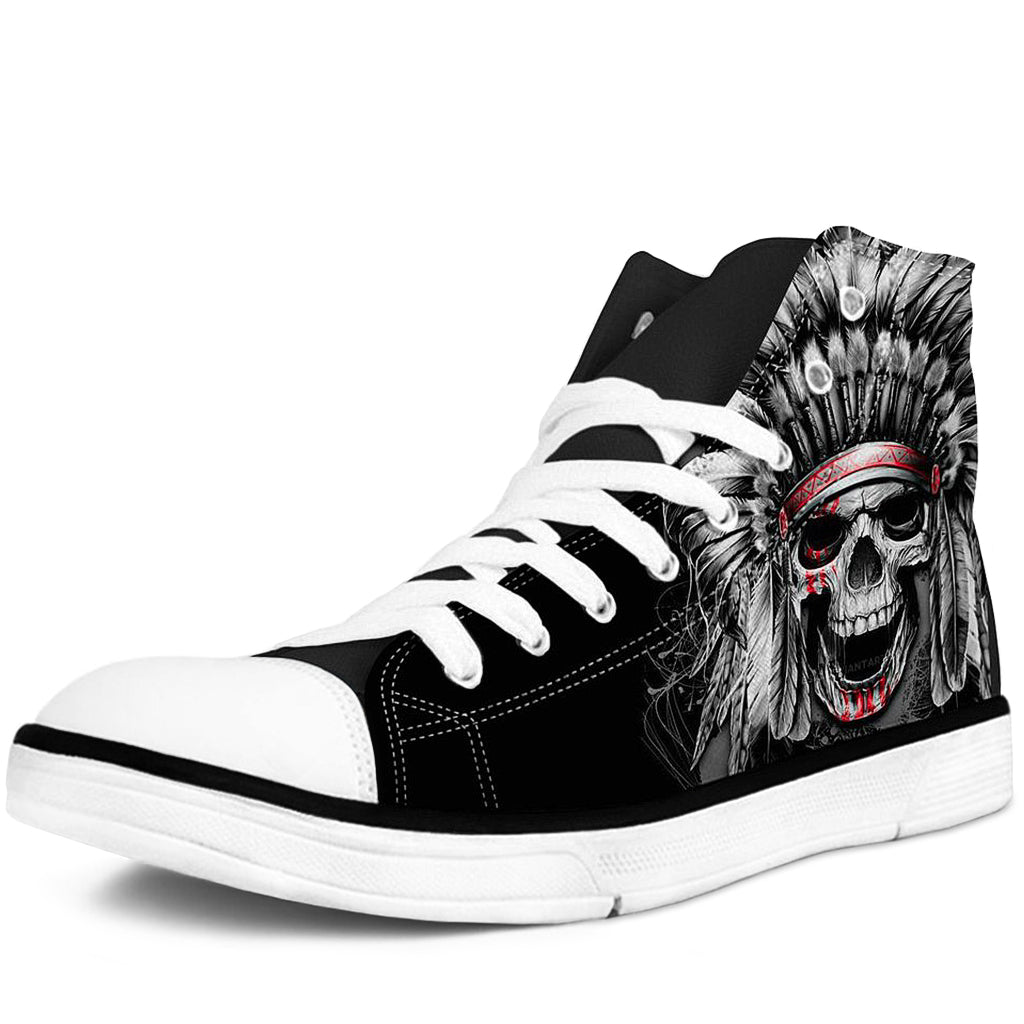 Dödskalle Converse Skor