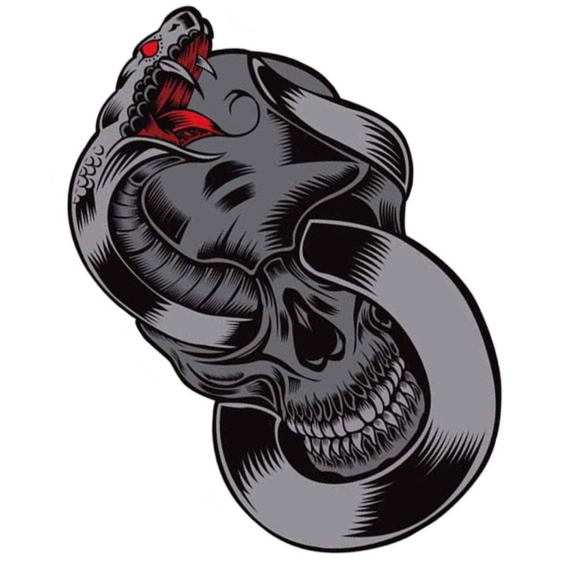 Dödskalle Dekal Reptil