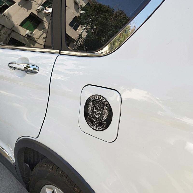 Dödskalle Dekal Born To Ride