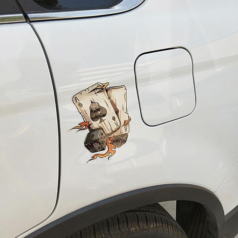 Klistermärke Spelkort Och Tärningar