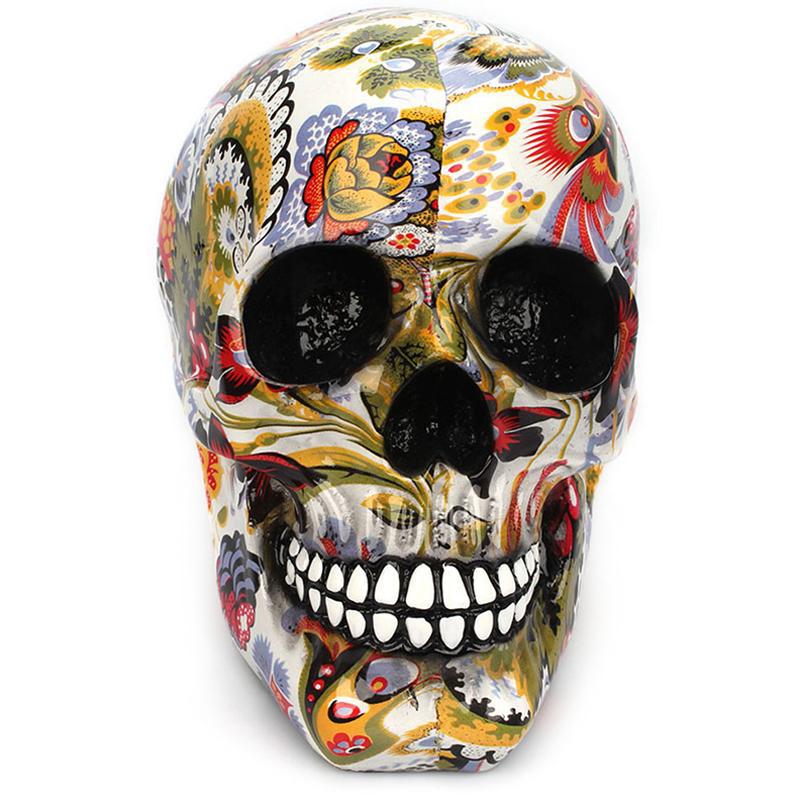 Inredning Dödskalle Blommor