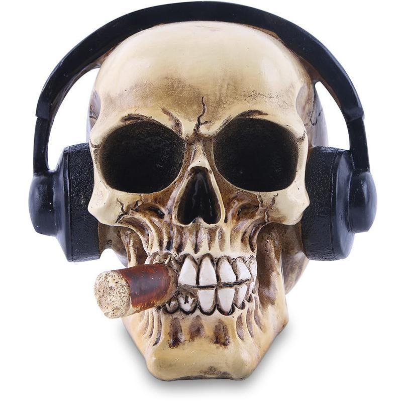 Dödskalle Dekoration Cigarr