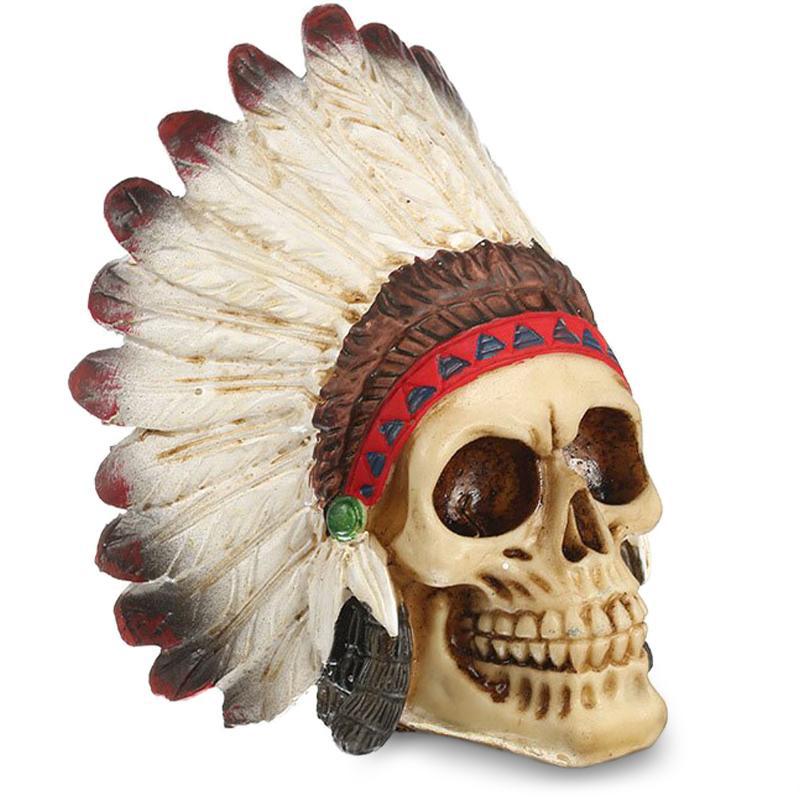 Dödskalle Dekoration Indian