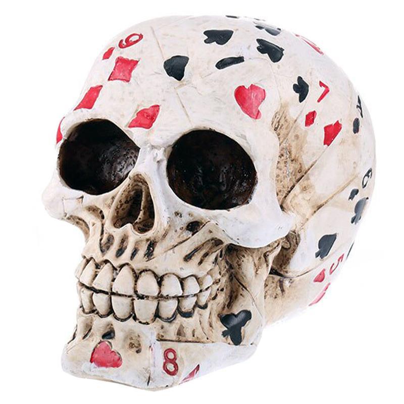 Dödskalle Inredning Poker