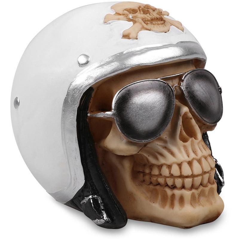 Dödskalle Dekoration Motorcykelhjälm