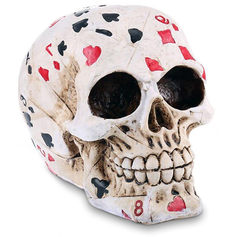 Dödskalle Dekoration Poker