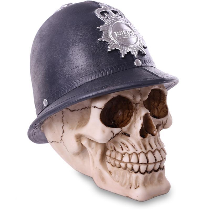 Dödskalle Dekoration Polis