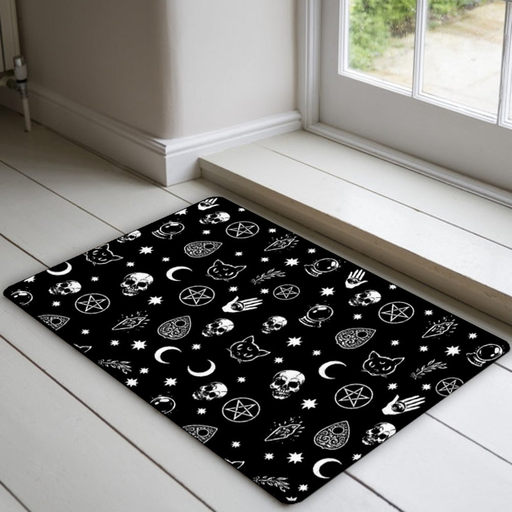 Svart Dödskalle Hallmatta