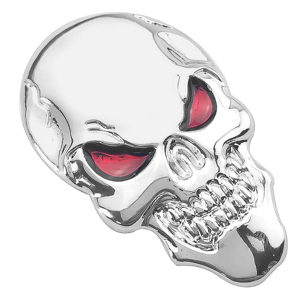 Dödskalle Emblem Kromat