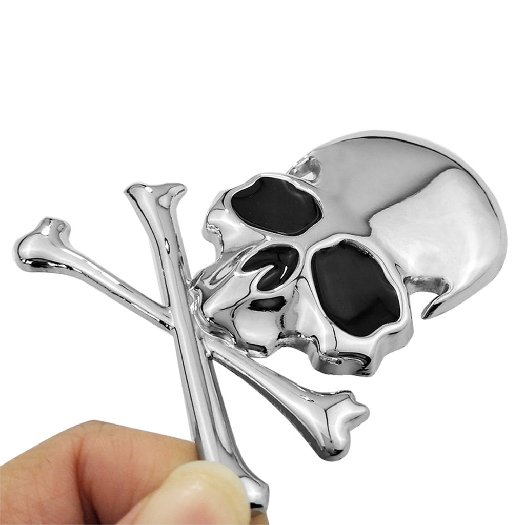 Självhäftande Dödskalle Emblem