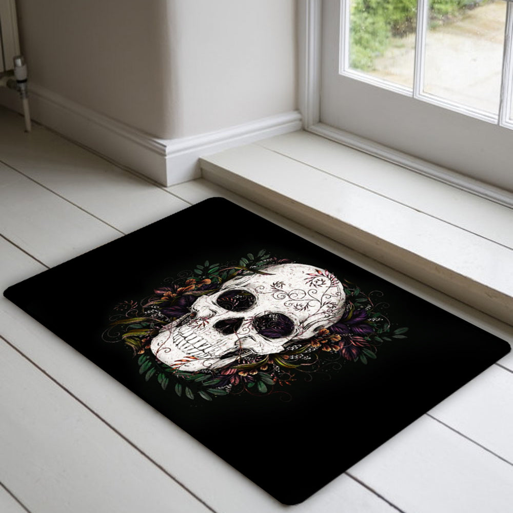 Blommig Dödskalle Entrématta