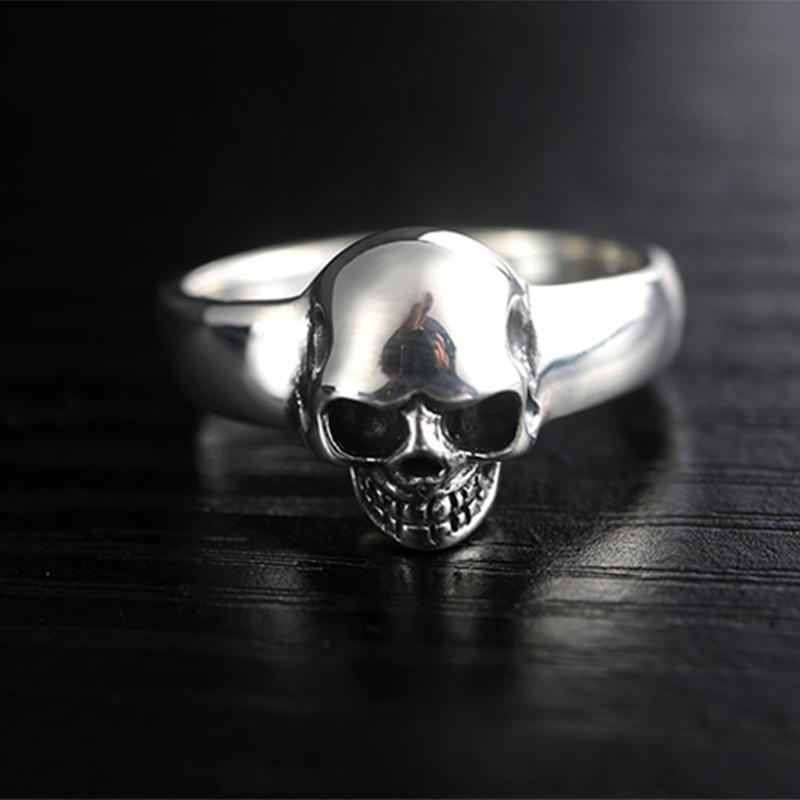 Dödskalle Ring Silver