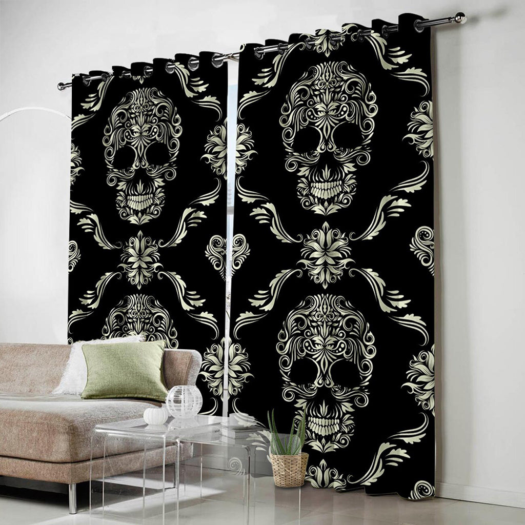 Lyxiga Dödskalle Gardiner