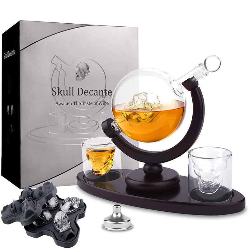 Whiskey Jordglob Dödskalle