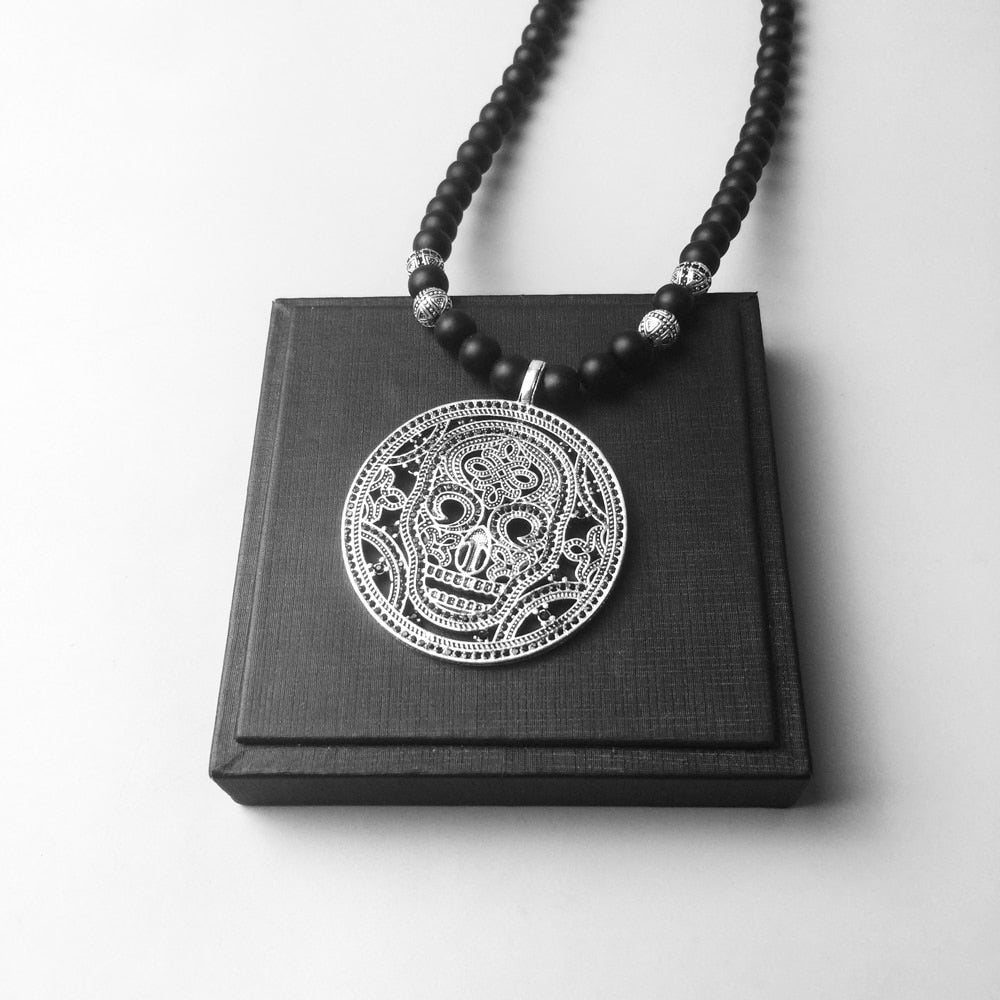Dödskalle Halsband Sterling Silver 925