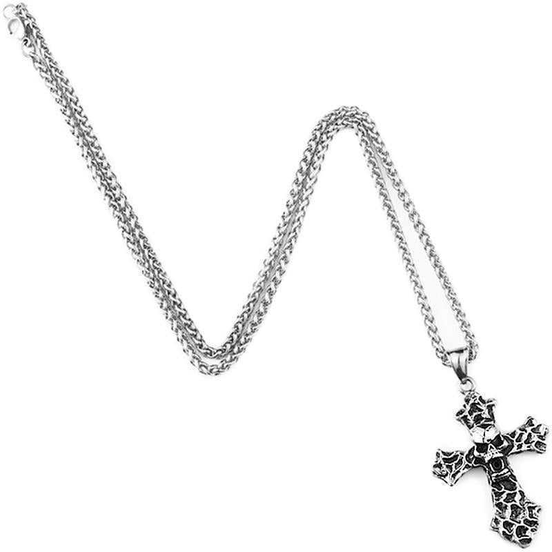 Dödskalle Halsband Kristet Kors