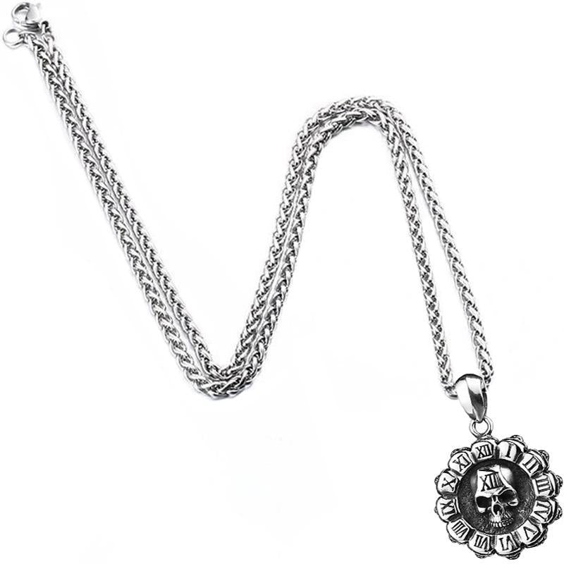 Dödskalle Halsband Romerska Siffror