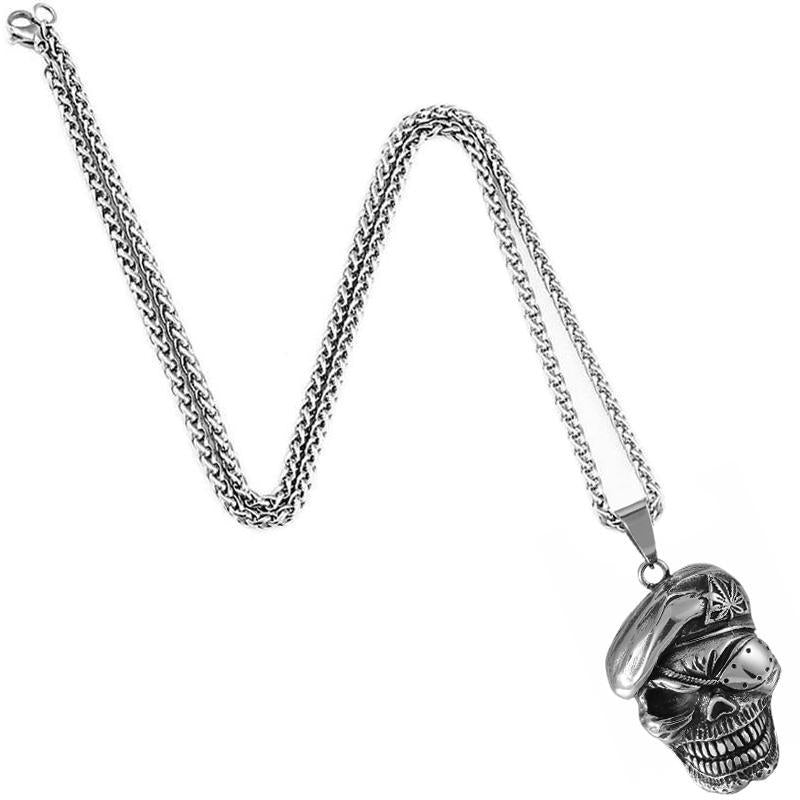 Dödskalle Halsband Militär